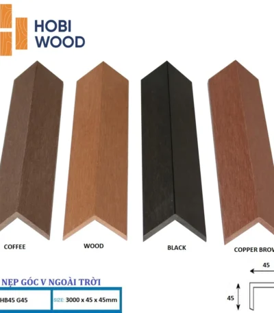 Nẹp nhựa Hobi Wood HB45G45