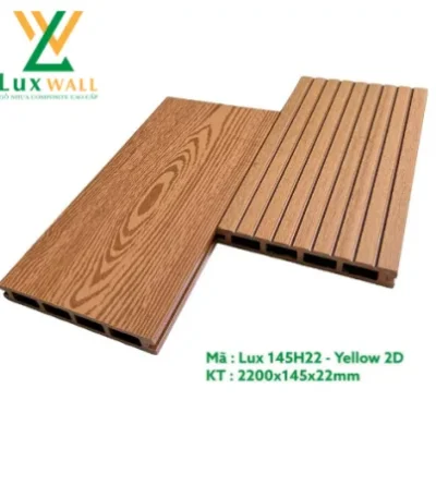 Sàn gỗ ngoài trời Luxwall LUX140H22-2D Yellow