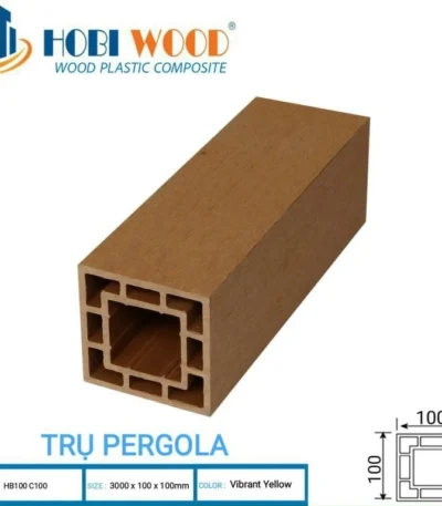 Trụ cột Pergola Hobi Wood HB100-C100
