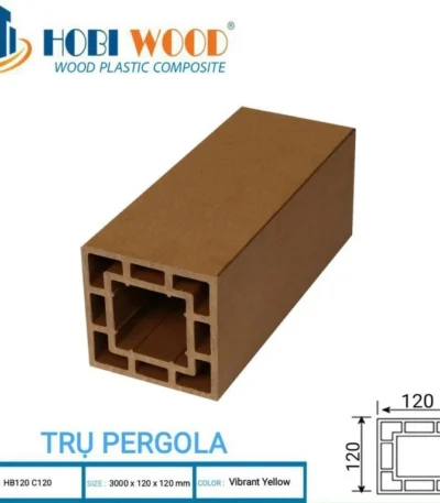 Trụ cột Pergola Hobi Wood HB120-C120