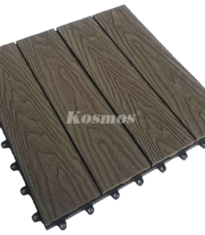 Vỉ gỗ nhựa Koswood 3D VI300 Copper Brown