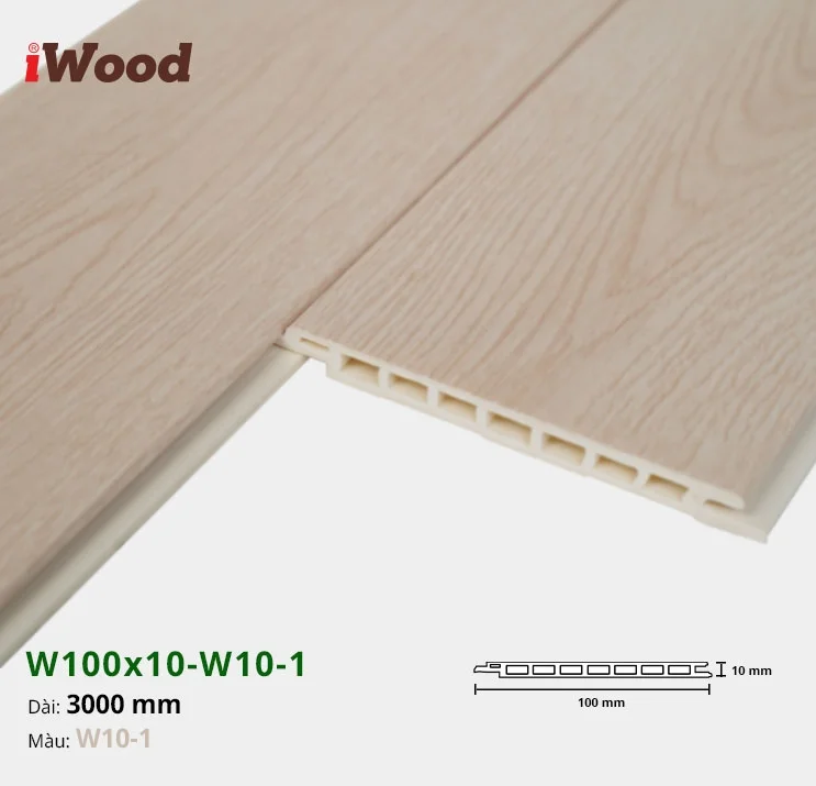 Tấm ốp Iwood W100x10-w10-1 2