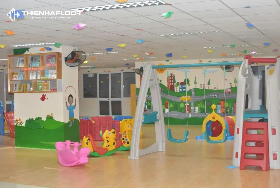 Trường mầm non nên chọn sàn gì để sử dụng lâu dài và hiệu quả 8 Truong Mam Non Nen Chon San Gi 2