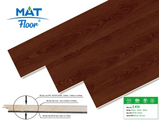 Sàn Nhựa Hèm Khóa Matfloor Z414