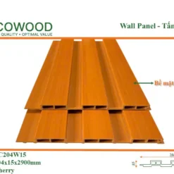 Tấm ốp Lam Sóng Facowood Fc204w15 Cherry