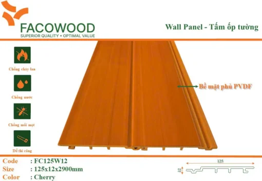 Tấm Tốp Facowood Fc125w12 Cherry