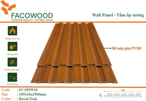 Tấm Tốp Facowood Fc159w10 Royal Teak