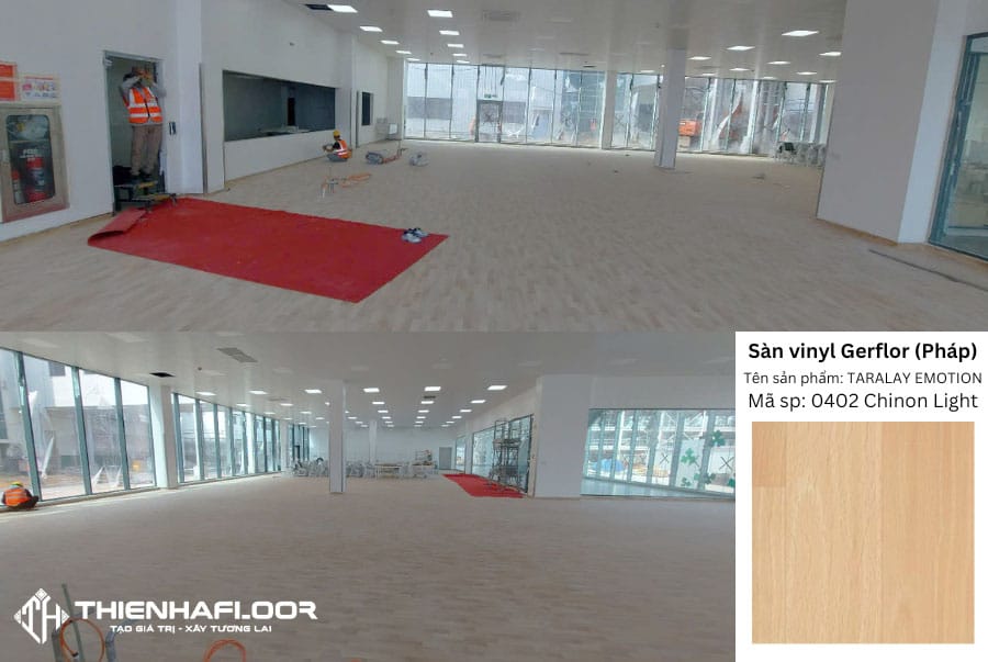 Thi công sàn vinyl kháng khuẩn Gerflor cho nhà máy bia Carlsberg tại Huế 9 Thi Công Nhà Máy Bia 4