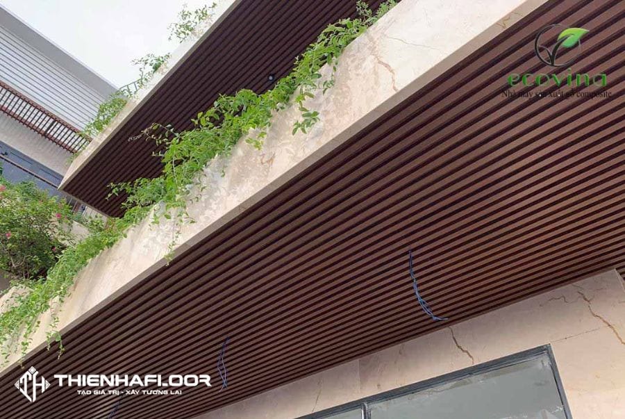 Trần gỗ nhựa ngoài trời composite - Lưu ý khi lắp đặt 5 Trần gỗ nhựa ngoài trời