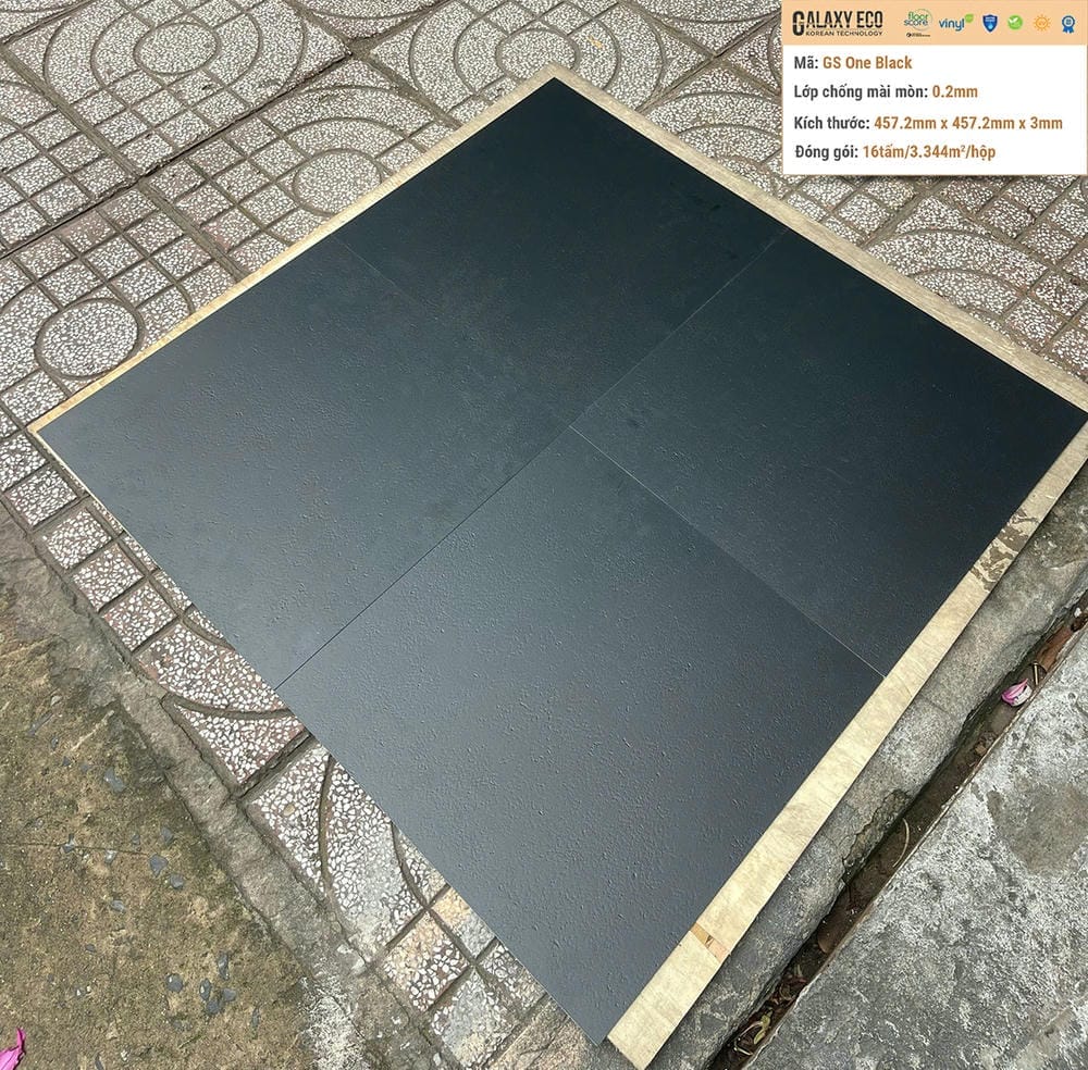 Sàn Nhựa Galaxy Eco Black 3