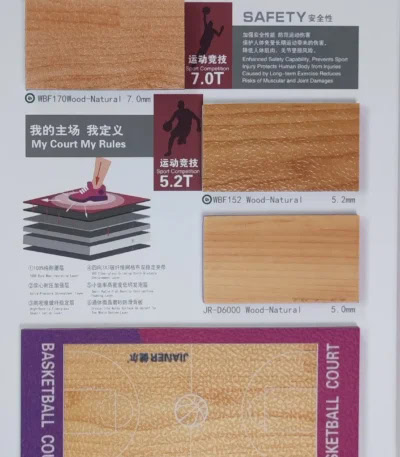 Sàn Vinyl Thể Thao Bóng Rổ Jianer