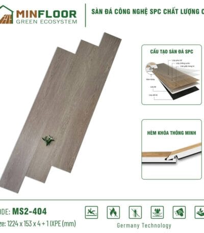 Sàn Nhựa Hèm Khóa Minfloor Ms2 404