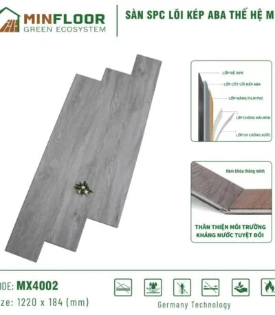 Sàn Nhựa Hèm Khóa Minfloor Mx4002