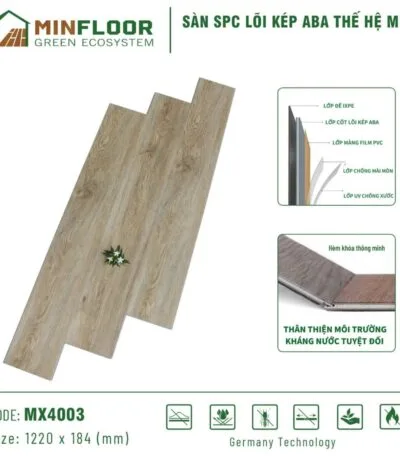 Sàn Nhựa Hèm Khóa Minfloor Mx4003