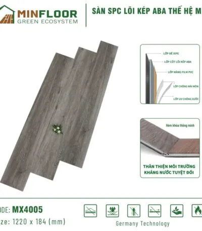 Sàn Nhựa Hèm Khóa Minfloor Mx4005