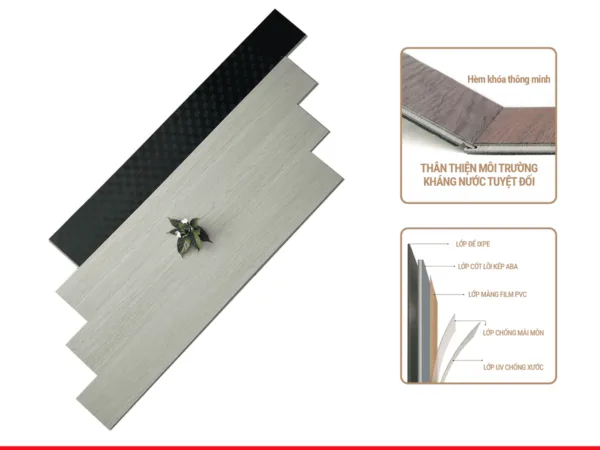 Sàn Nhựa Hèm Khóa Spc Lõi Kép Aba S4 101