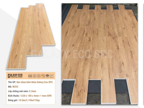 Sàn Nhựa Hèm Khóa Galaxy Eco Premium W253