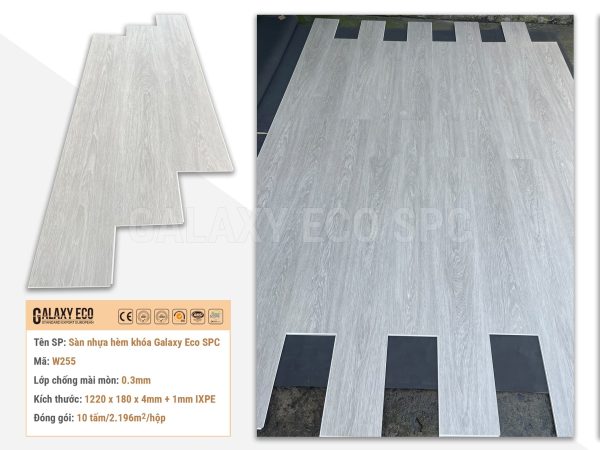 Sàn Nhựa Hèm Khóa Galaxy Eco Premium W255