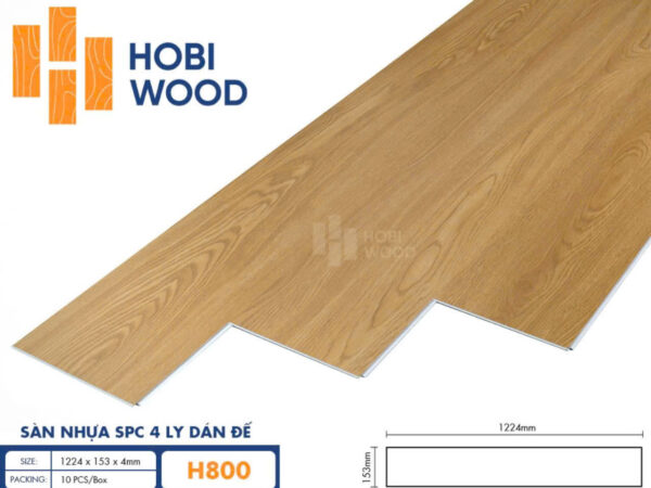 Sàn Nhựa Hèm Khóa Hobiwood H800