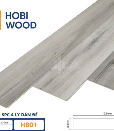 Sàn Nhựa Hèm Khóa Hobiwood H801