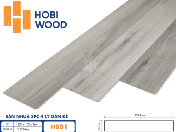 Sàn Nhựa Hèm Khóa Hobiwood H801