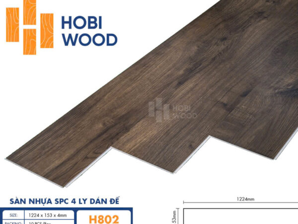 Sàn Nhựa Hèm Khóa Hobiwood H802