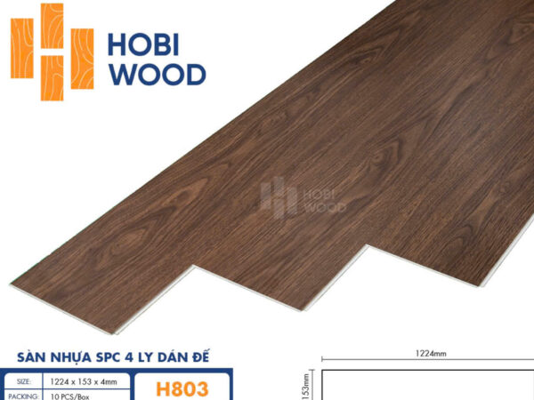 Sàn Nhựa Hèm Khóa Hobiwood H803