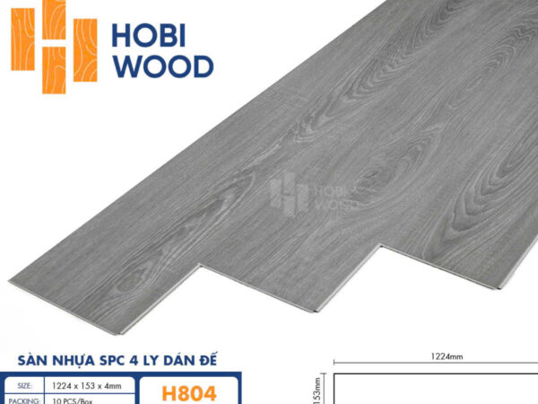 Sàn Nhựa Hèm Khóa Hobiwood H804