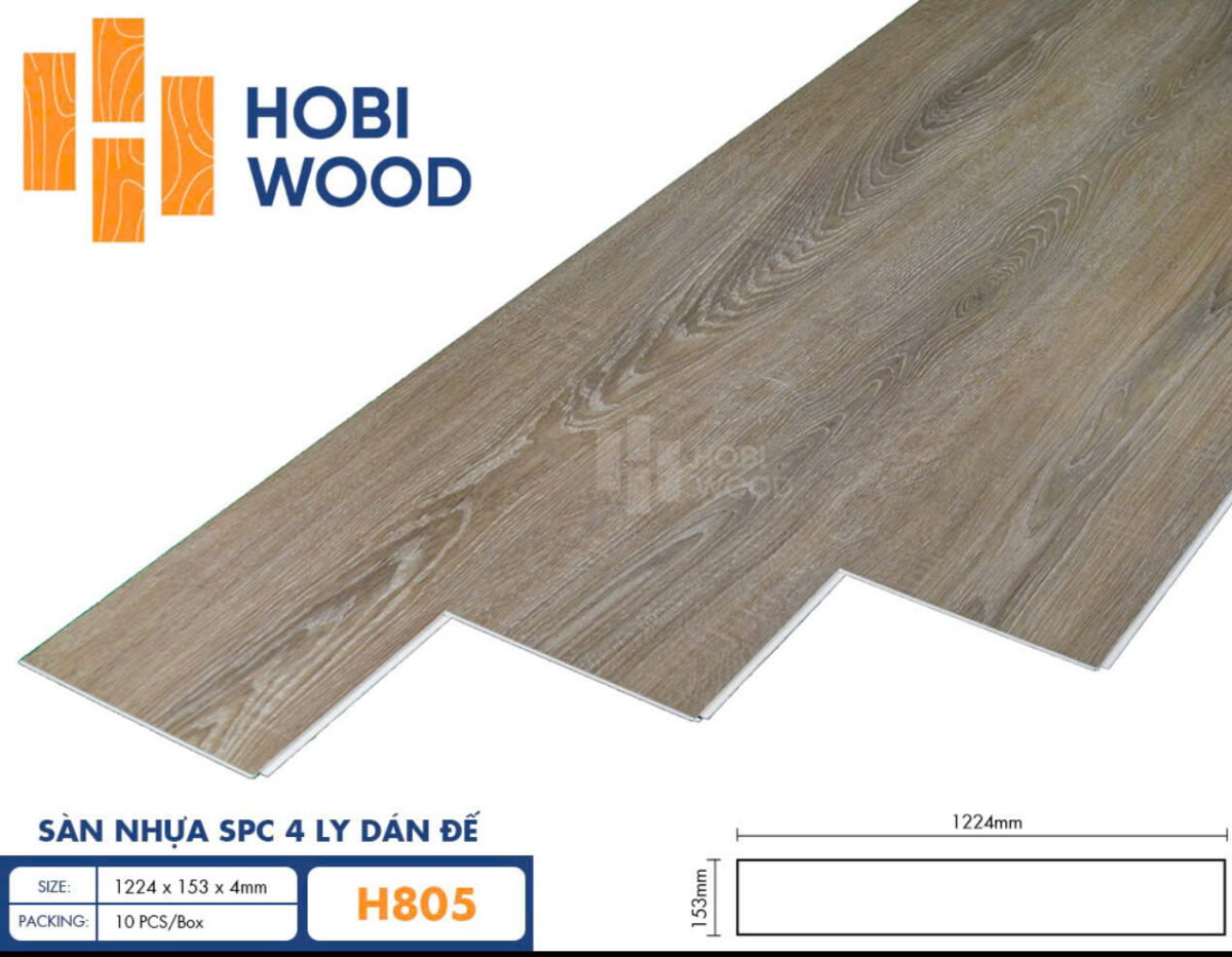 Sàn Nhựa Hèm Khóa Hobiwood H805