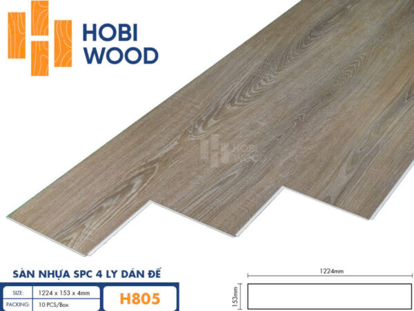 Sàn Nhựa Hèm Khóa Hobiwood H805