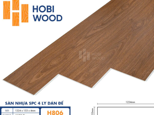 Sàn Nhựa Hèm Khóa Hobiwood H806