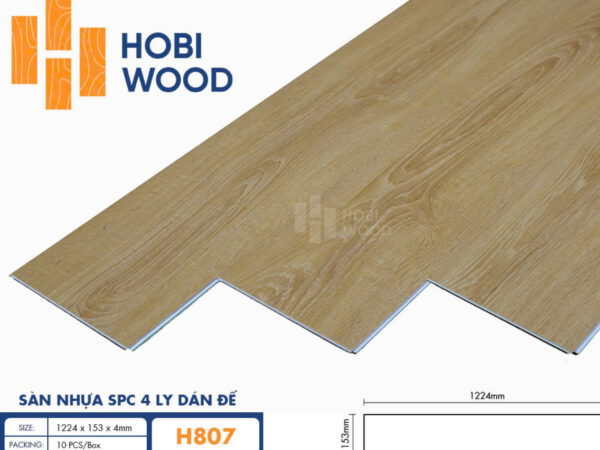 Sàn Nhựa Hèm Khóa Hobiwood H807