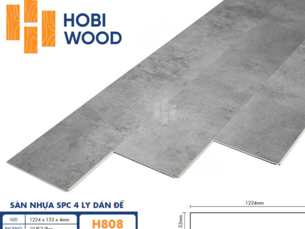 Sàn Nhựa Hèm Khóa Hobiwood H808