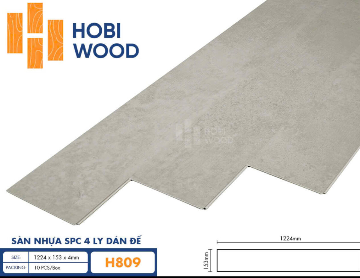 Sàn Nhựa Hèm Khóa Hobiwood H809