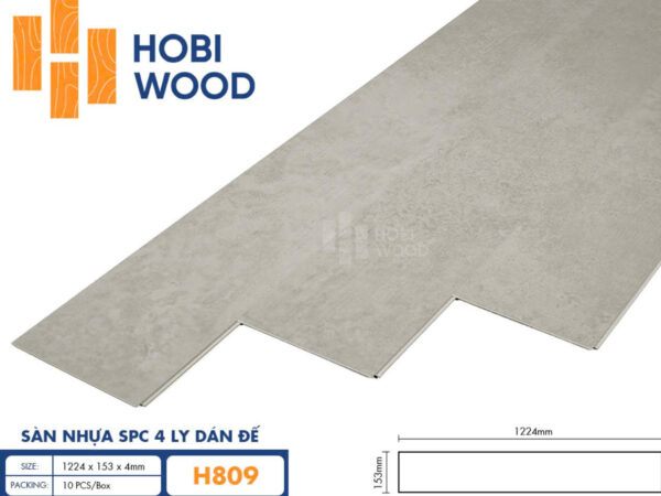 Sàn Nhựa Hèm Khóa Hobiwood H809