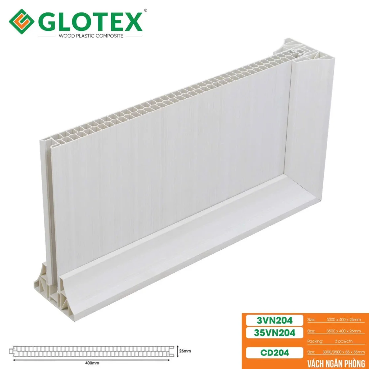 Vách Ngăn Phòng Glotex Vn204 (2)