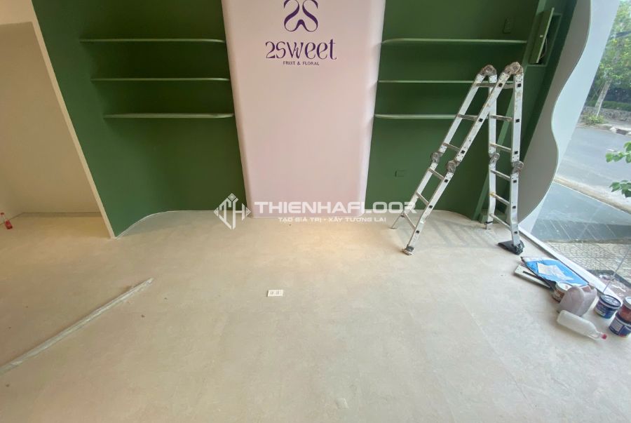 Công trình thi công sàn nhựa giả đá quận 2, TP.HCM