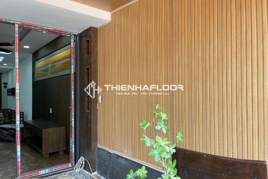 Tấm ốp Lam Sóng Màu Gỗ