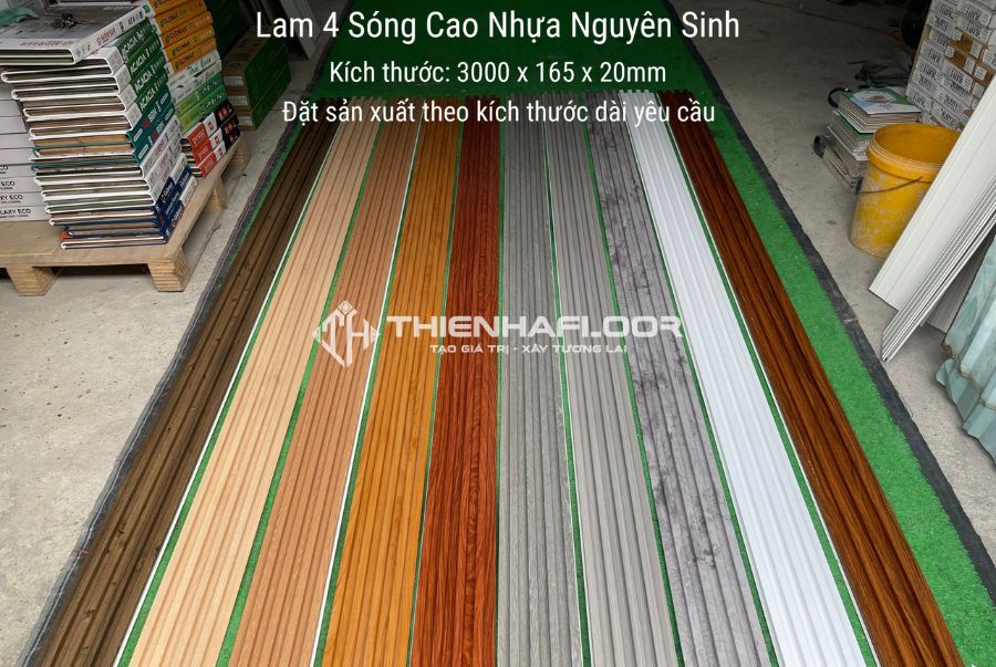 Tấm Nhựa Lam Sóng ốp Tường