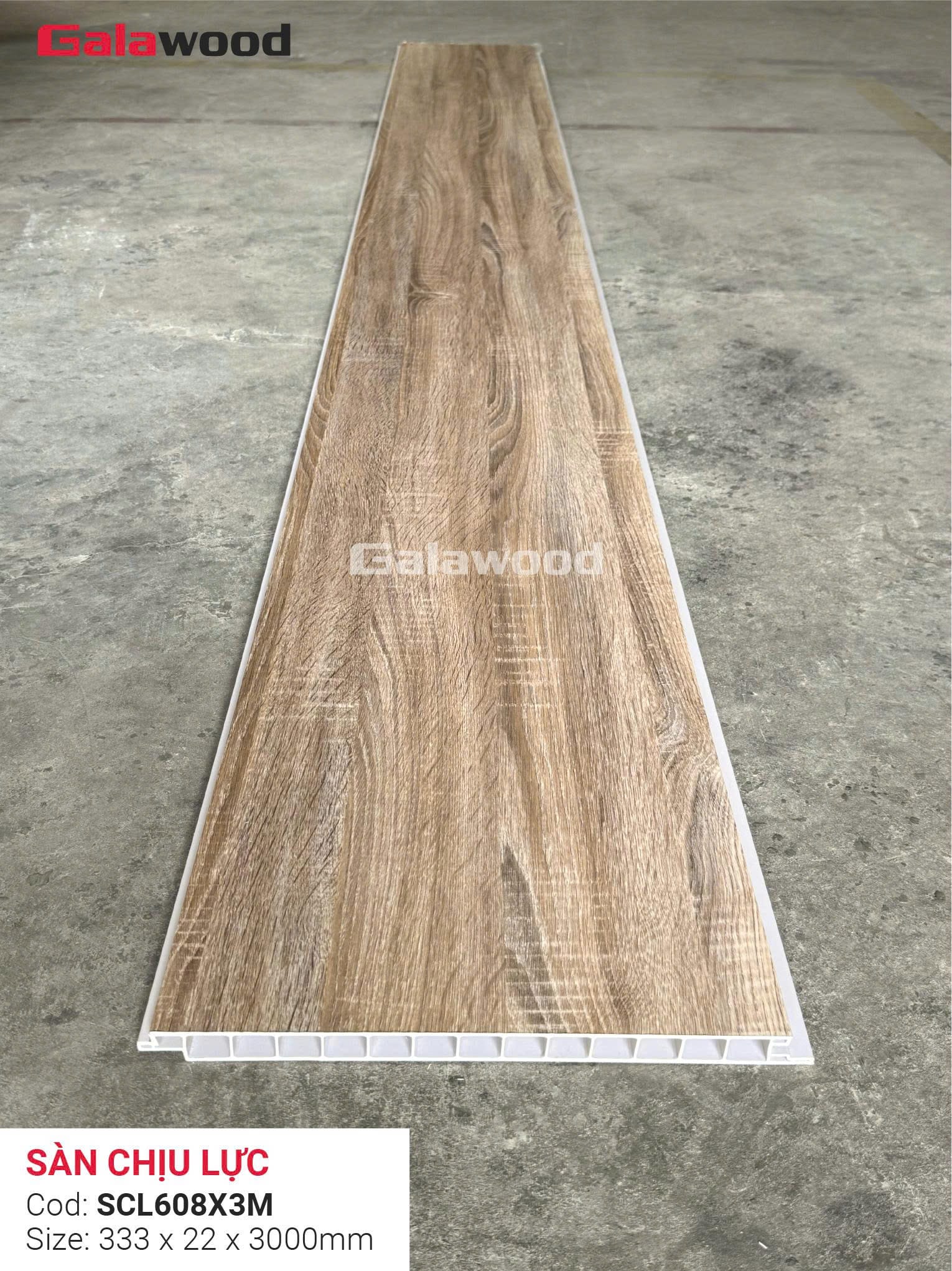 Sàn Nhựa Chịu Lực Galawood Scl608x3m