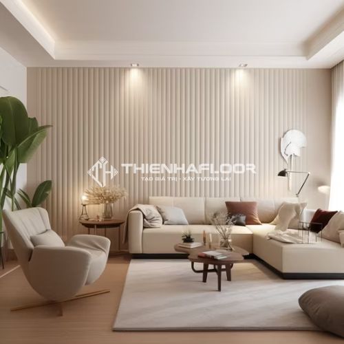 Tấm Nhựa Pvc ốp Tường Phòng Khách