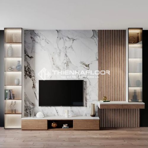 Tấm Nhựa Pvc ốp Tường Vân Đá