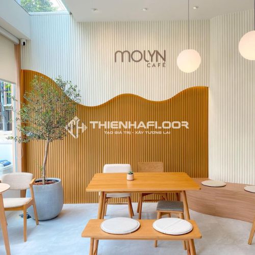 Tấm Nhựa Pvc ốp Tường Trang Trí Quán Cafe
