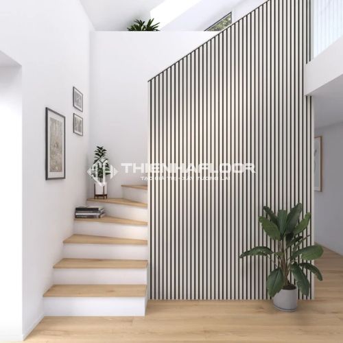 Tấm Nhựa ốp Bậc Cầu Thang Vân Gỗ