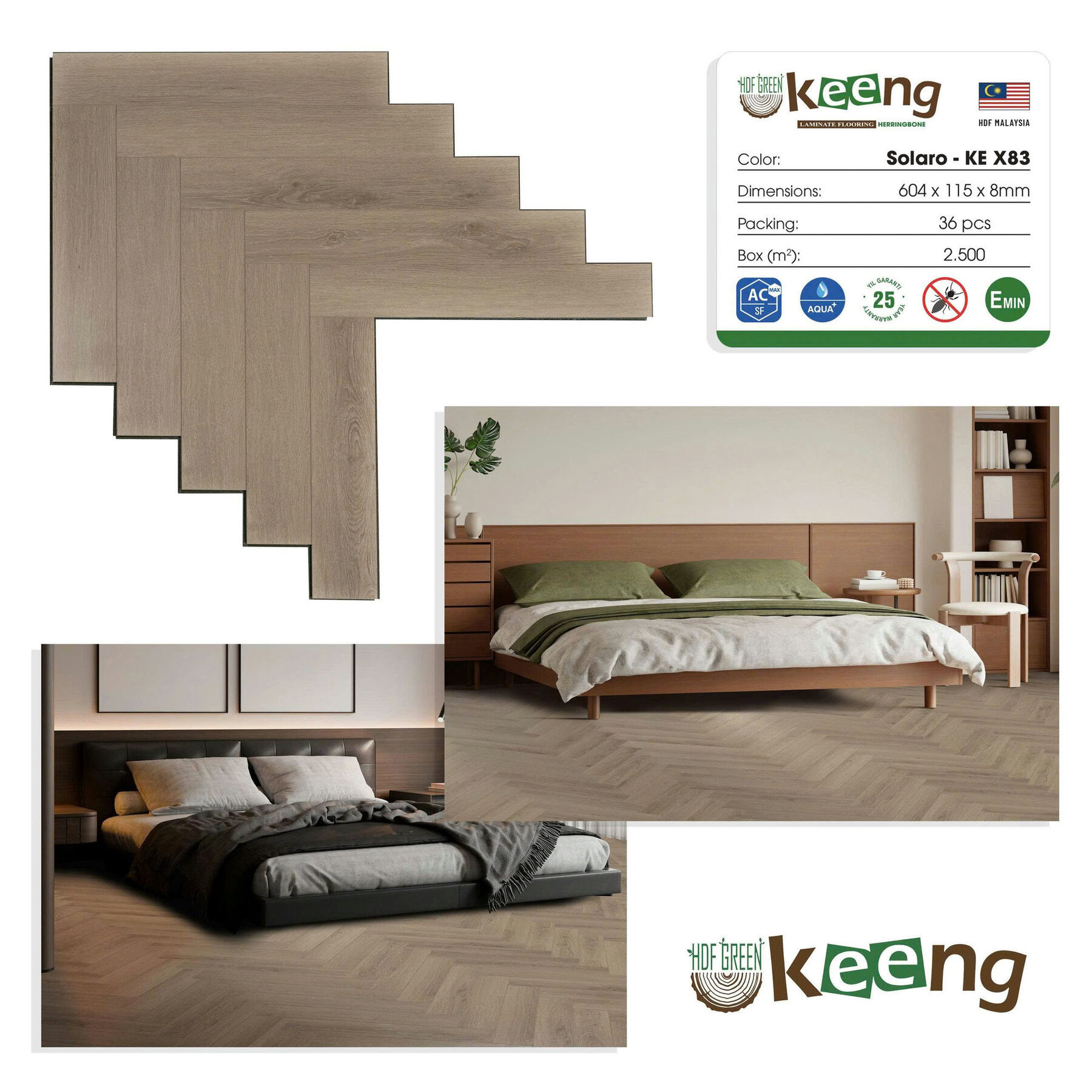 Sàn Gỗ Xương Cá Keeng Ke X83