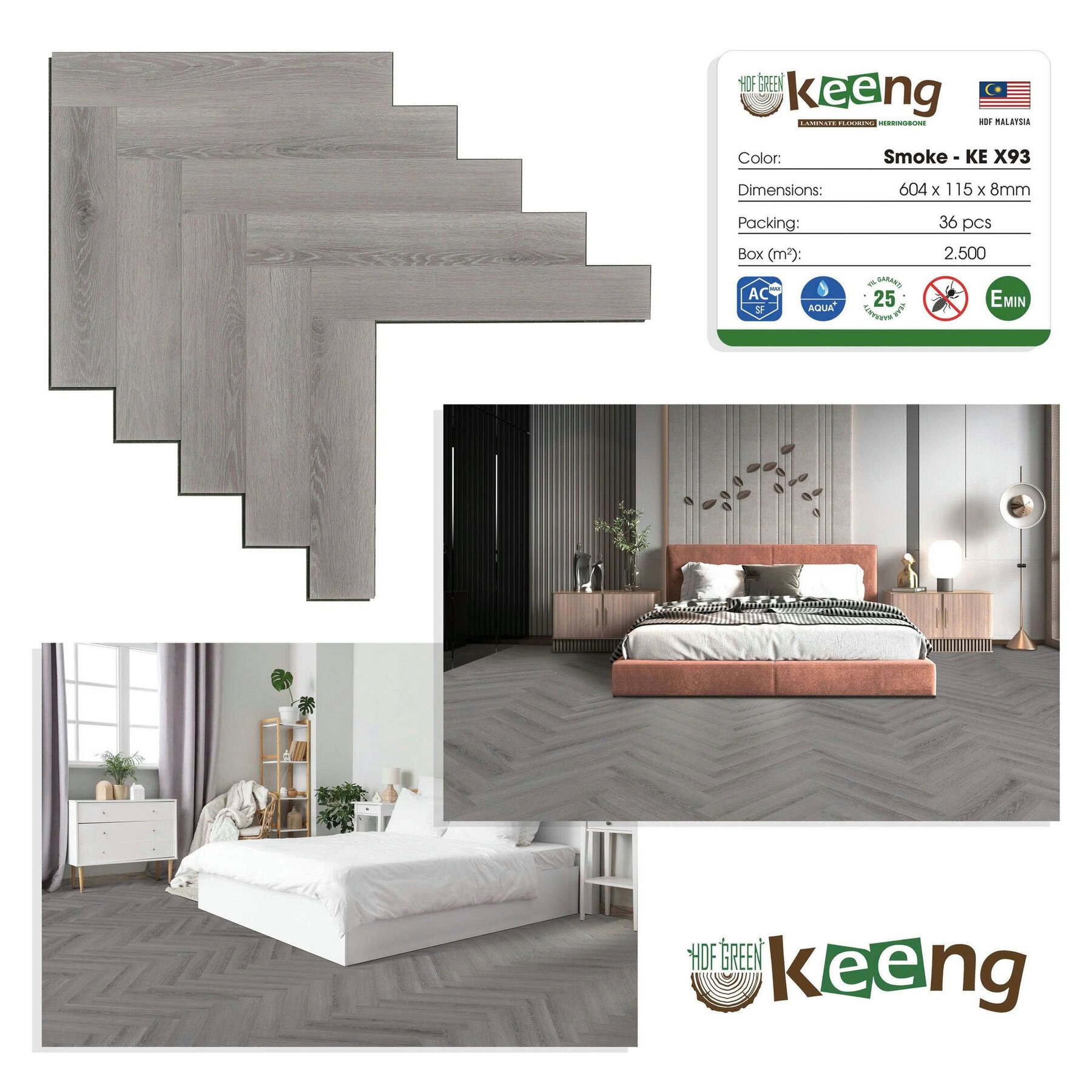 Sàn Gỗ Xương Cá Keeng Ke X93