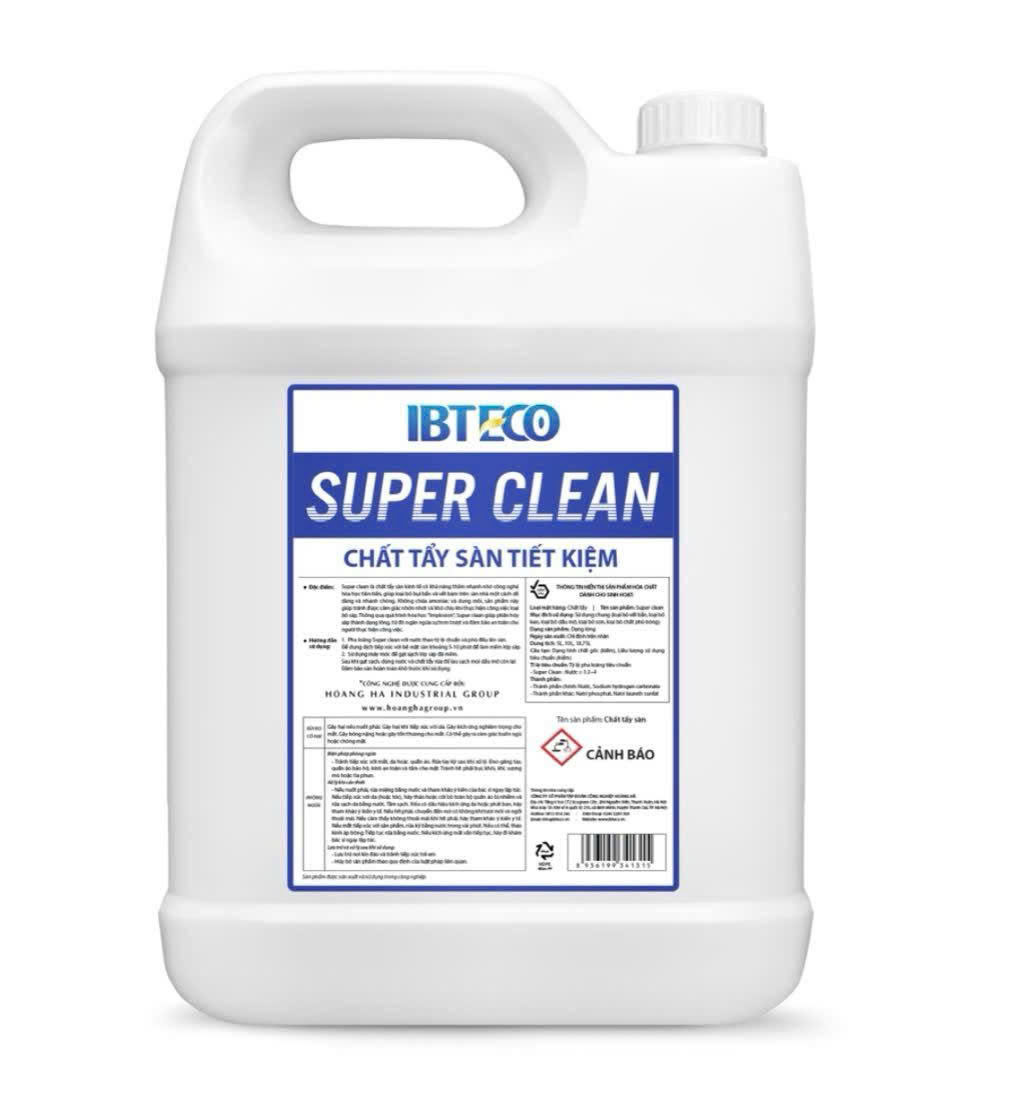 Dung Dịch Làm Sạch Sàn Ibteco Super Clean H2