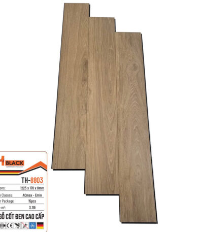 Sàn Gỗ Thblack Cốt Đen Th 8803