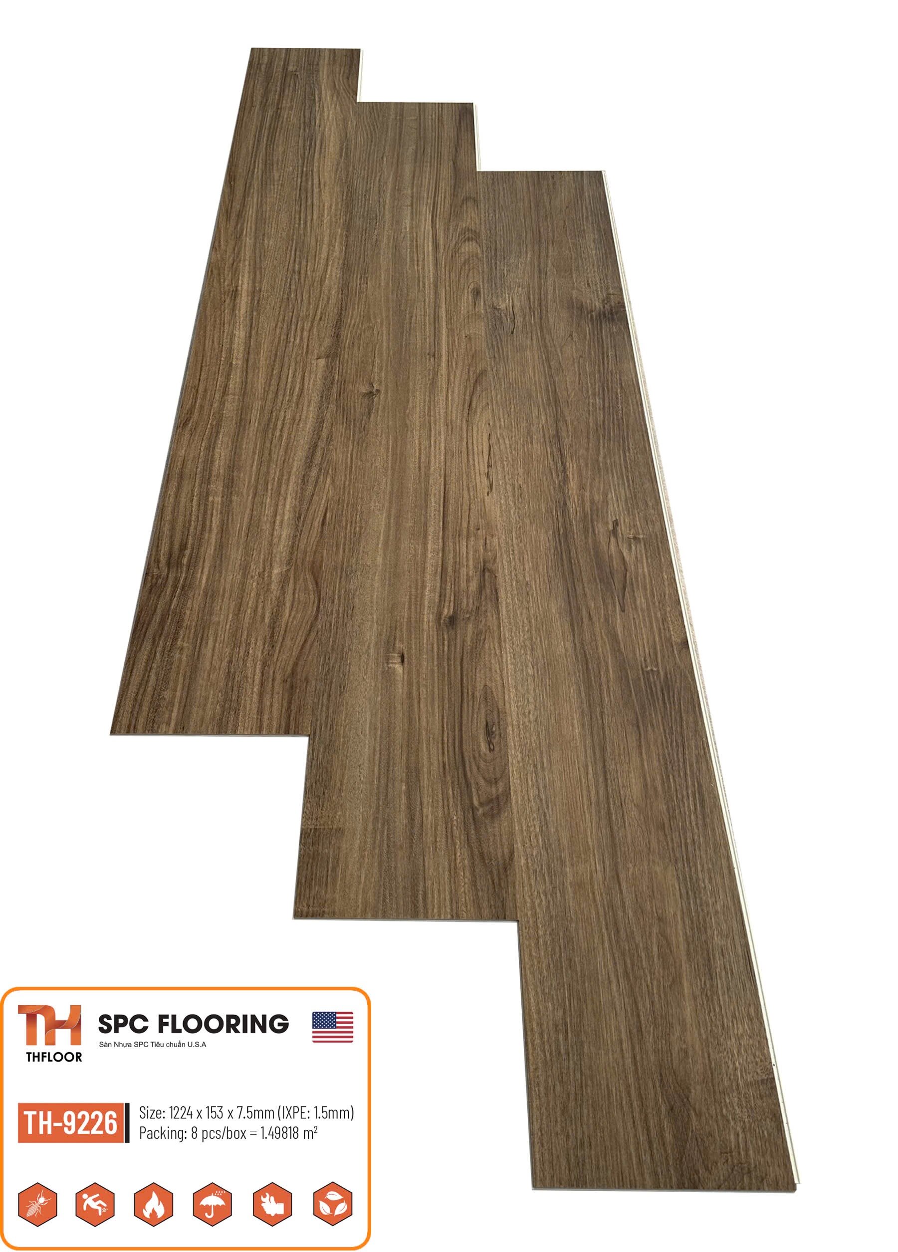 Sàn Nhựa Spc Thfloor 7.5mm Th 9226