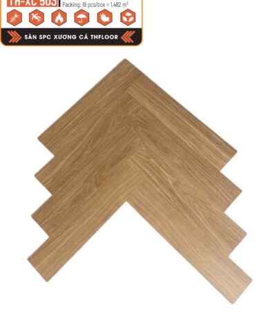 Sàn Nhựa Xương Cá Spc Thfloor 5mm Xc503
